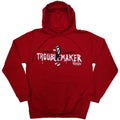 Emily The Strange Unisex Pullover Hoodie: Troublemaker (Red)