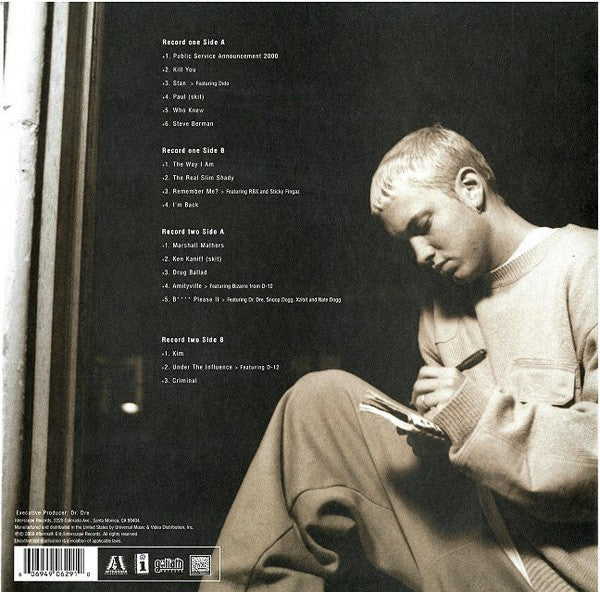 Eminem – The Marshall Mathers LP — back cover