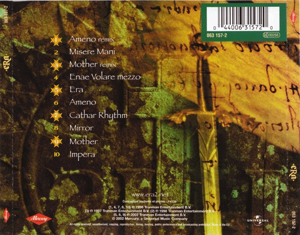 Era – Era — back cover