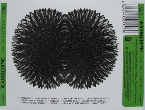 Europe – Last Look at Eden — back cover