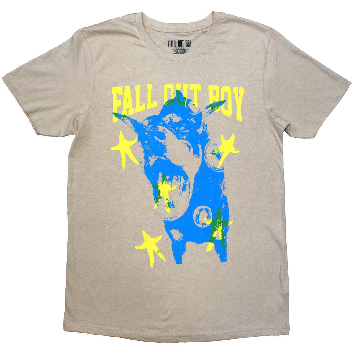 Fall Out Boy Unisex T-Shirt: Dog (Sand)