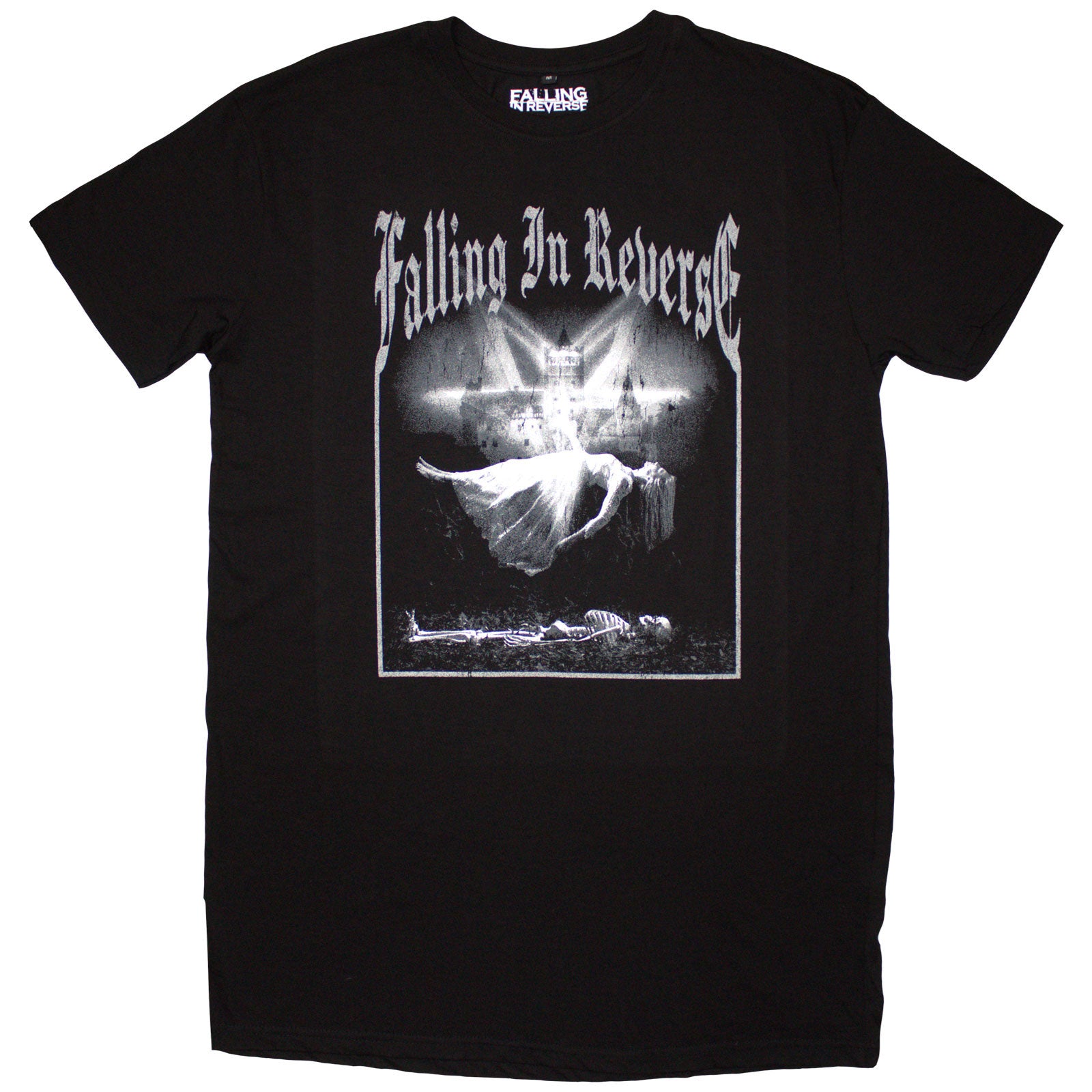 Falling In Reverse Ladies T-Shirt Dress: Floating (Black)