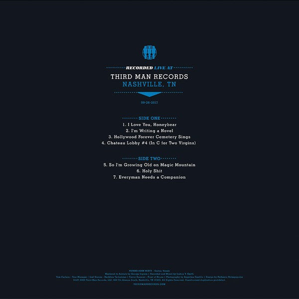 Father John Misty – Live at Third Man Records — back cover