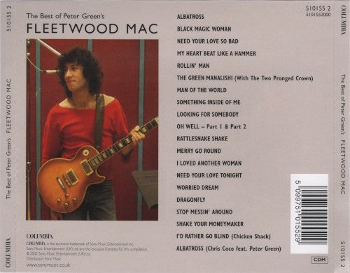Fleetwood Mac – The Best of Peter Green’s Fleetwood Mac — back cover