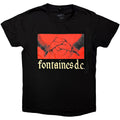 Fontaines D.C. Unisex T-Shirt: Clashing Stags (Black)