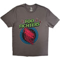 Foo Fighters Unisex T-Shirt: Skeleton Repeat (Charcoal Grey)