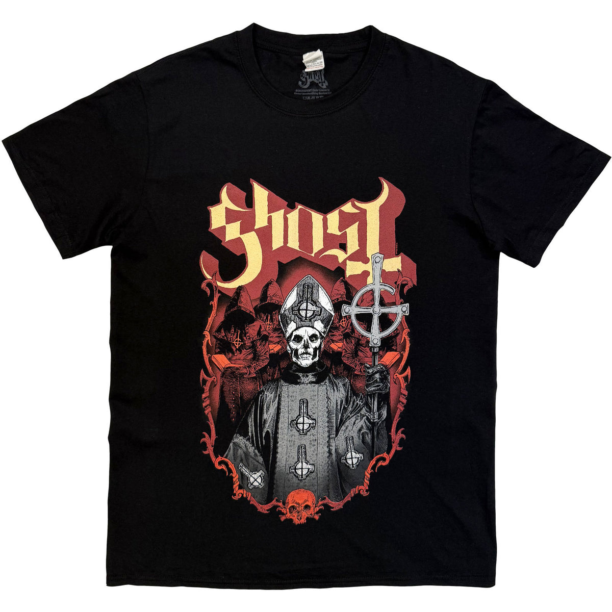 Ghost Unisex T-Shirt: Procession 2 (Black)