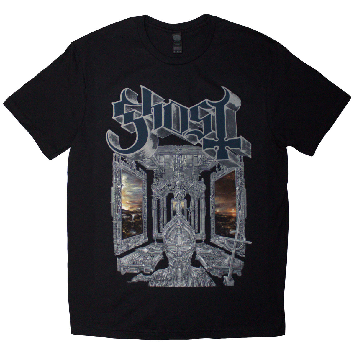 Ghost Unisex T-Shirt: Skeleta (Black)