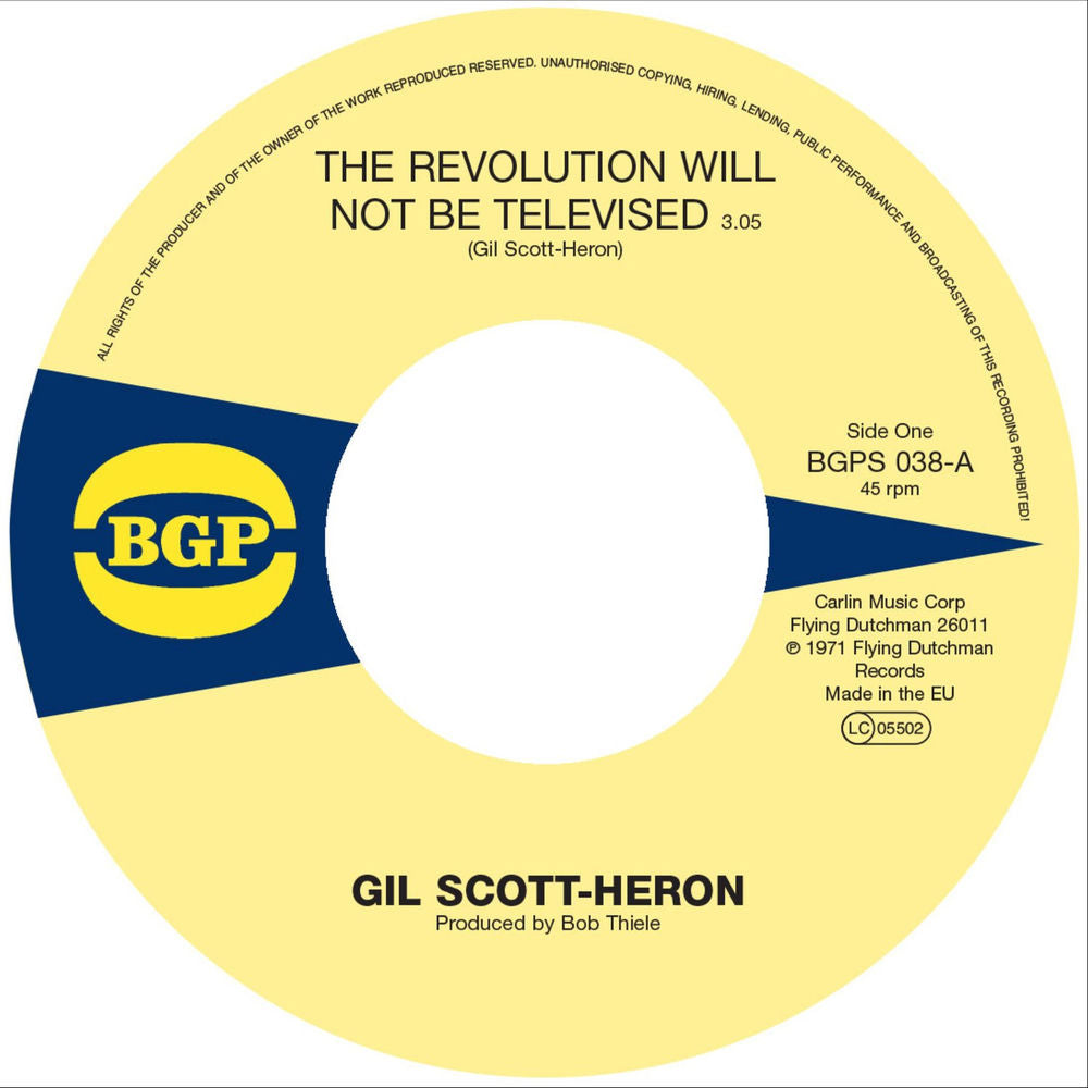Gil Scott-Heron – The Revolution Will Not Be Televised / Home Is Where the Hatred Is