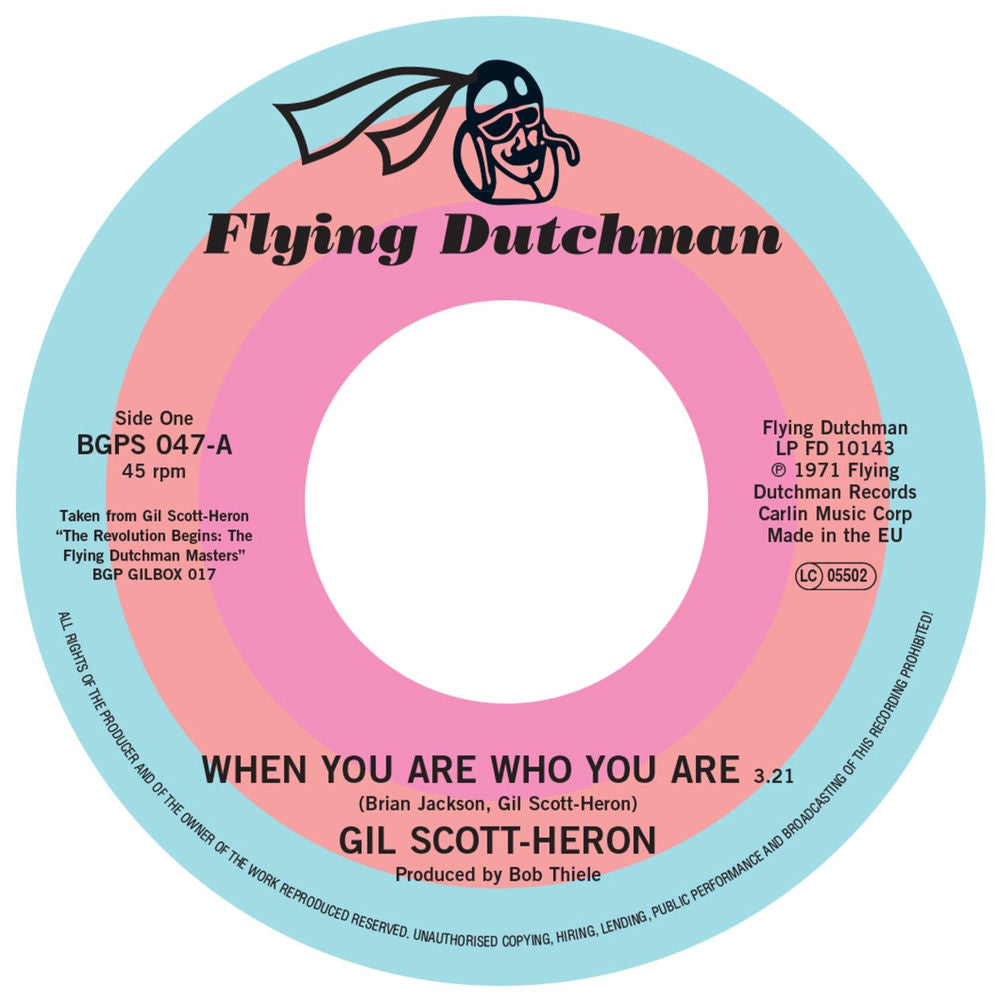 Gil Scott-Heron – When You Are Who You Are / Free Will (Alternate Take 1)