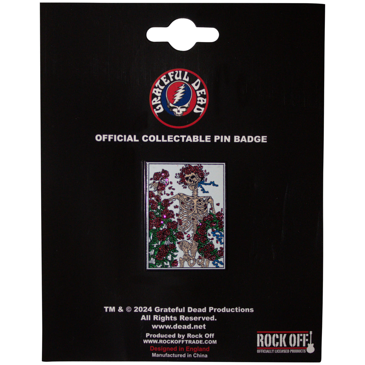 Grateful Dead Pin Badge: Bertha