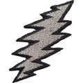 Grateful Dead Standard Patch: Lightning Silver