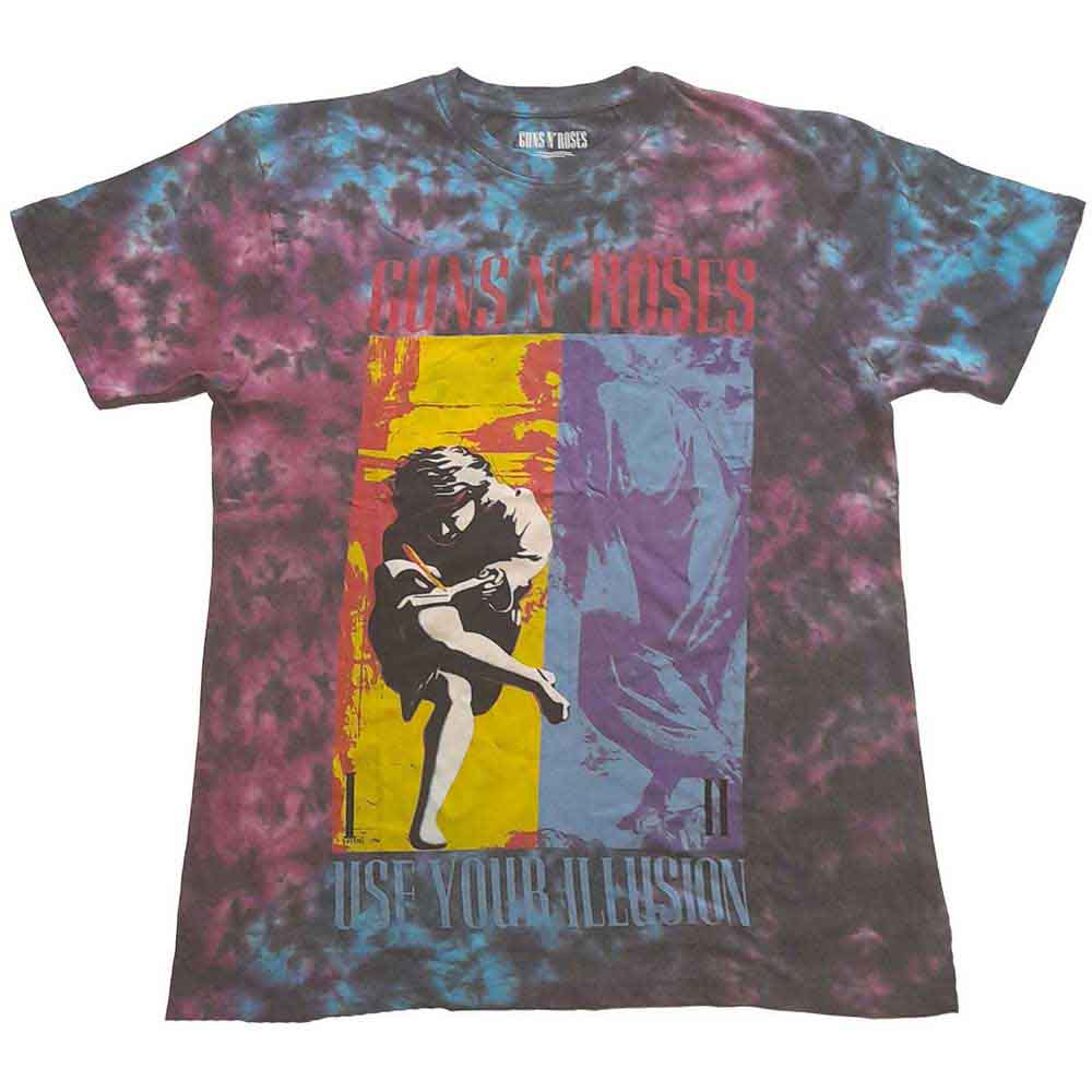Guns N' Roses Kids T-Shirt: Use Your Illusion (Blue) (Wash Collection)