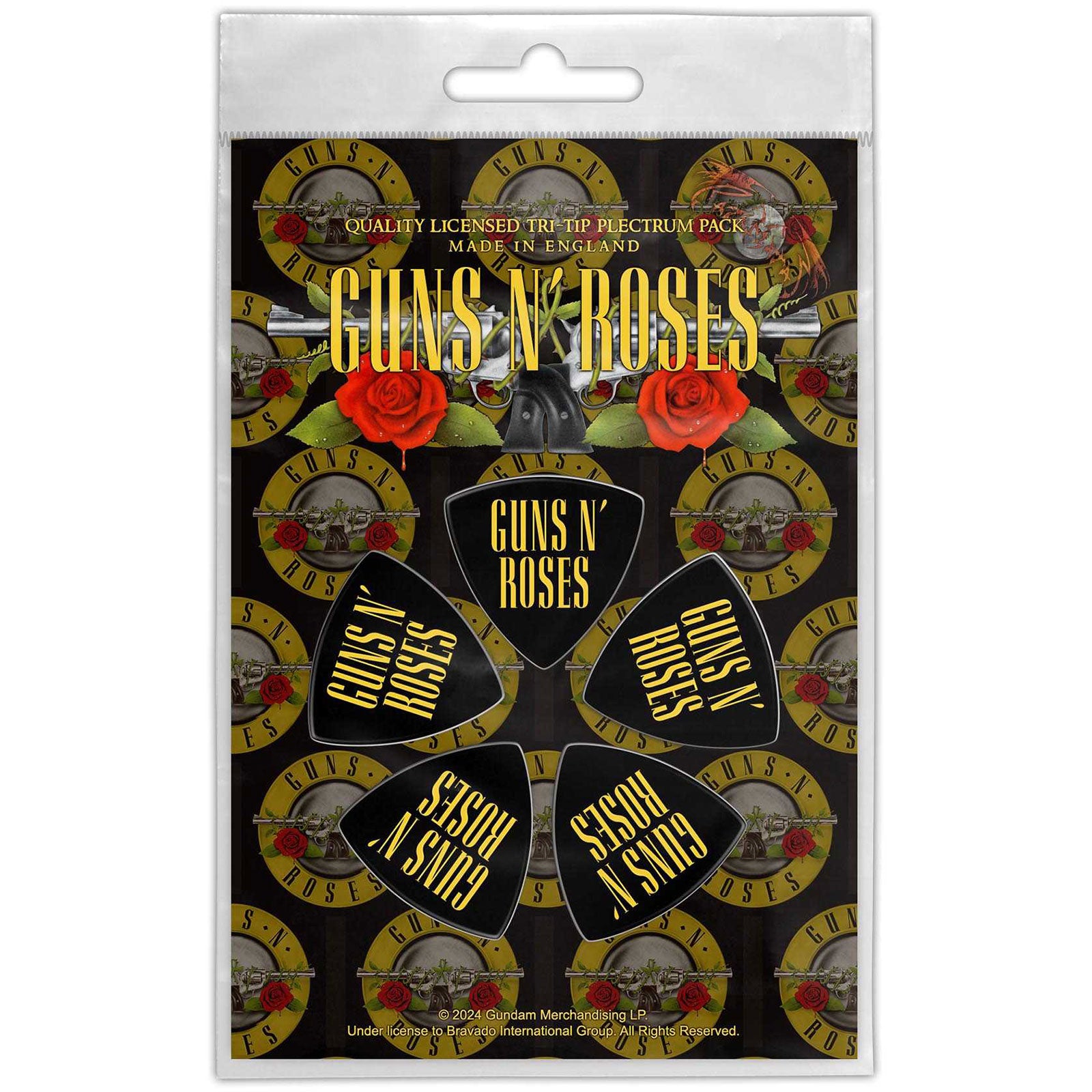 Guns N' Roses Tri-Tip Plectrum Pack: Logo