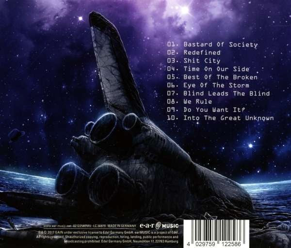 H.E.A.T – Into the Great Unknown — back cover