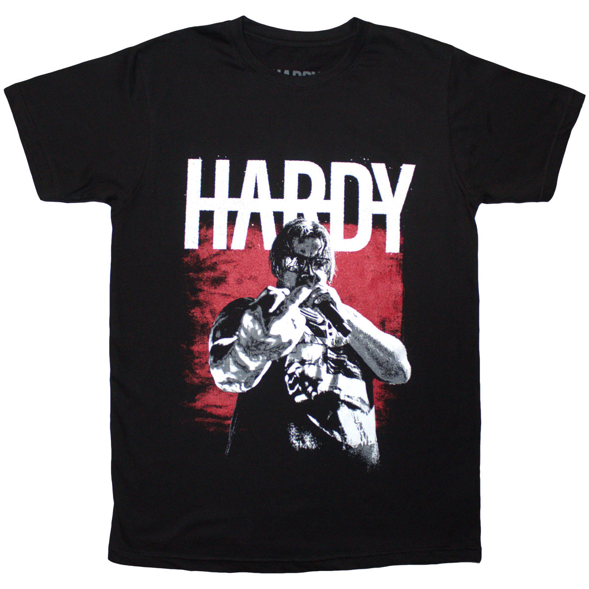 Hardy Unisex T-Shirt: Middle Finger (Black)