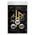 High Parasite Button Badge Pack: Forever We Burn
