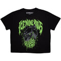 Ice Nine Kills Ladies Crop Top: Wolf (Black)