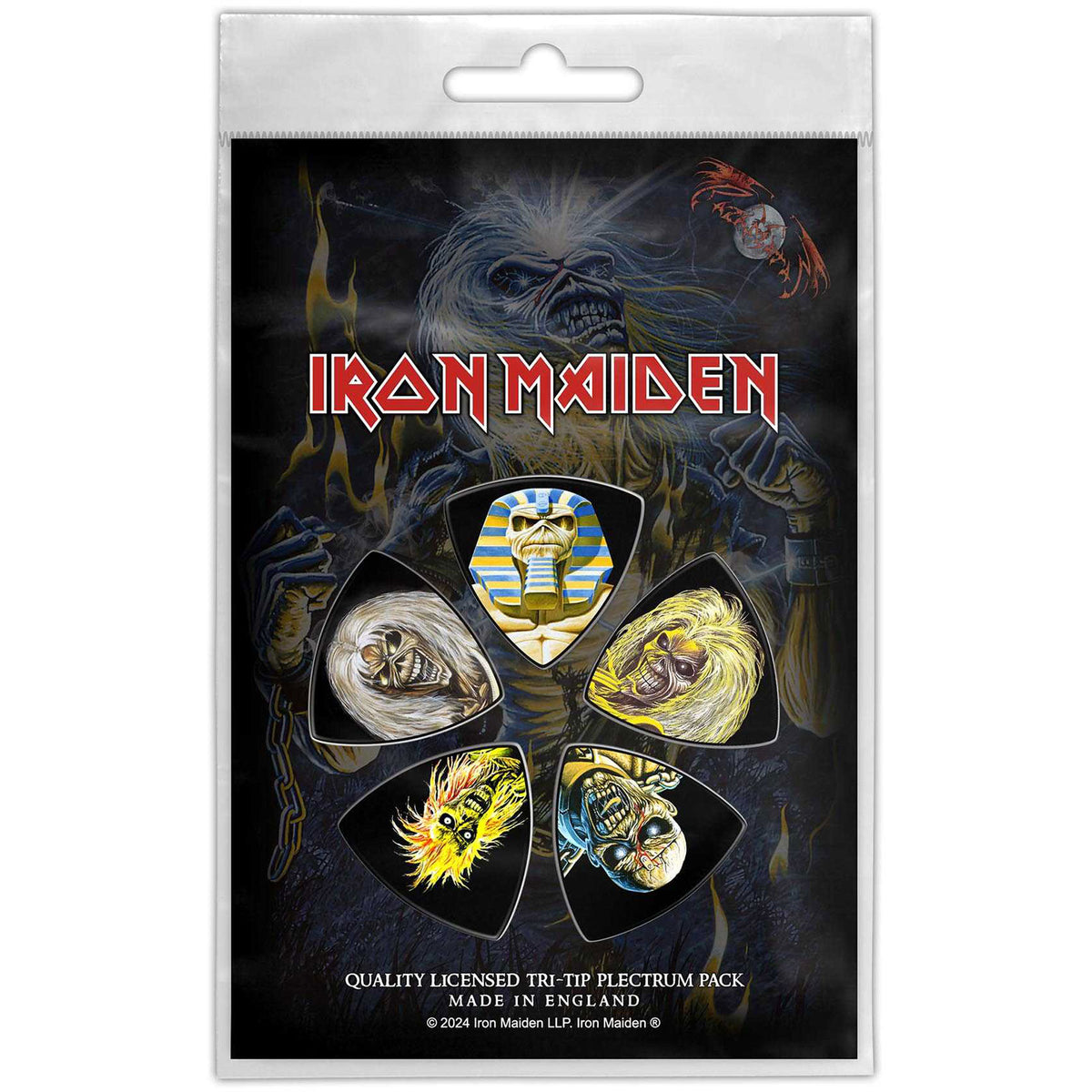 Iron Maiden Tri-Tip Plectrum Pack: Classic Albums