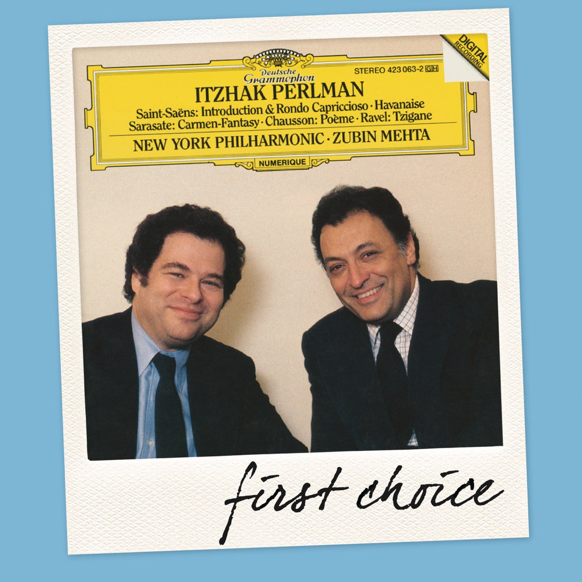 Itzhak Perlman, New York Philharmonic & Zubin Mehta – Saint-Saëns: Introduction & Rondo Capriccioso, Havanaise, etc