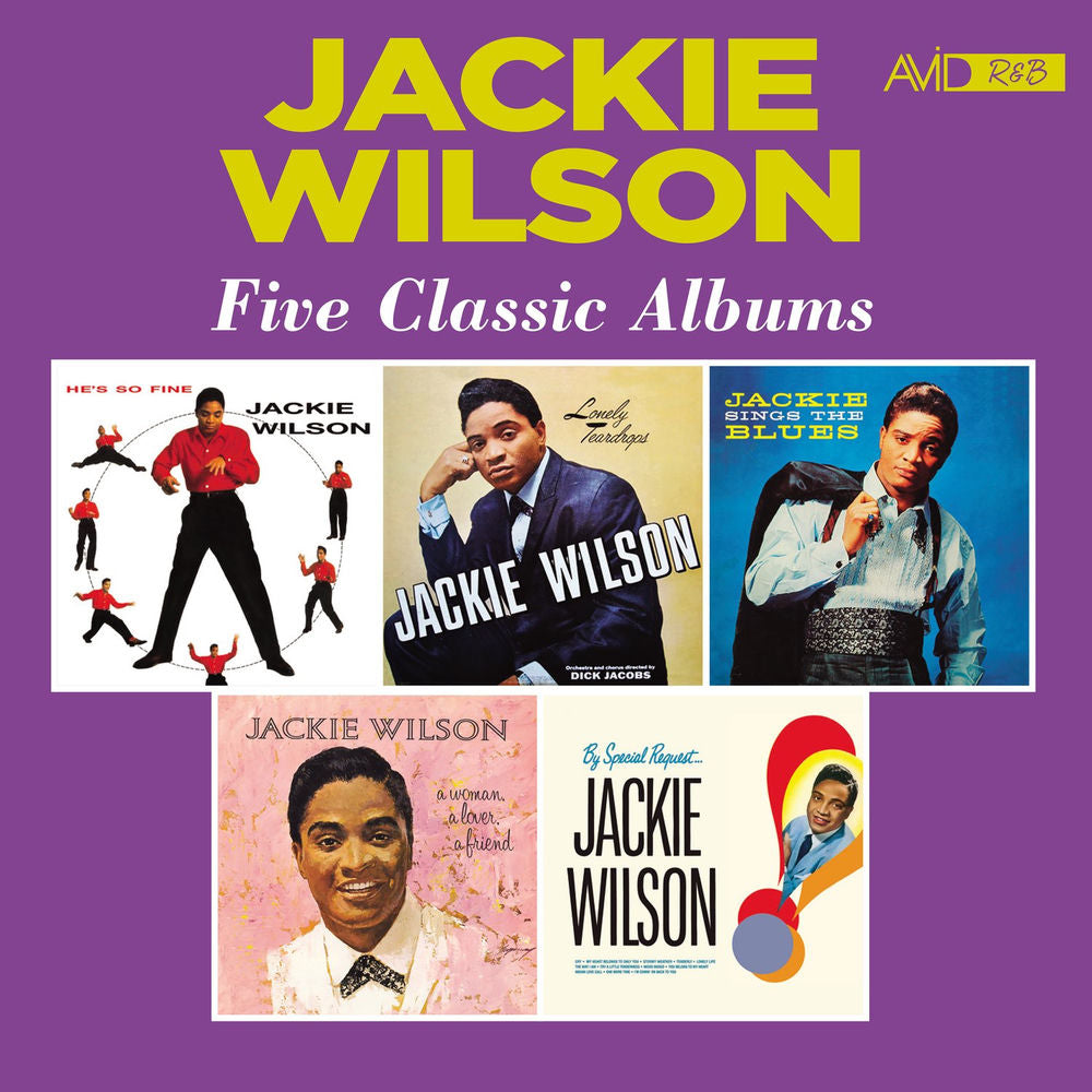 Jackie Wilson – Five Classic Albums (He's so Fine / Lonely Teardrops / Sings the Blues / a Woman, a Lover, a Friend / By Special Request) (Digital