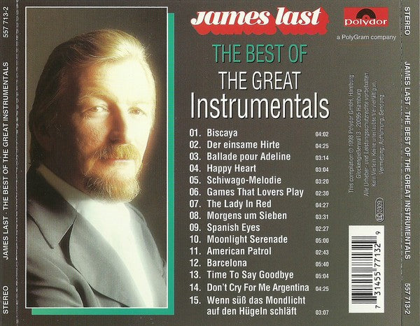 James Last – The Best of the Great Instrumentals — back cover