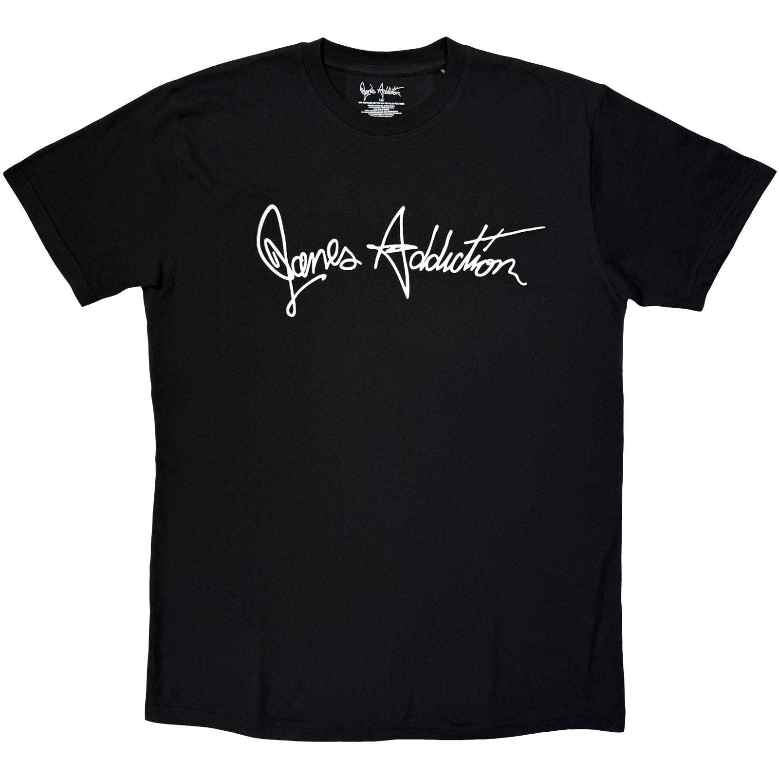 Jane's Addiction Unisex T-Shirt: Logo Mono (Black)