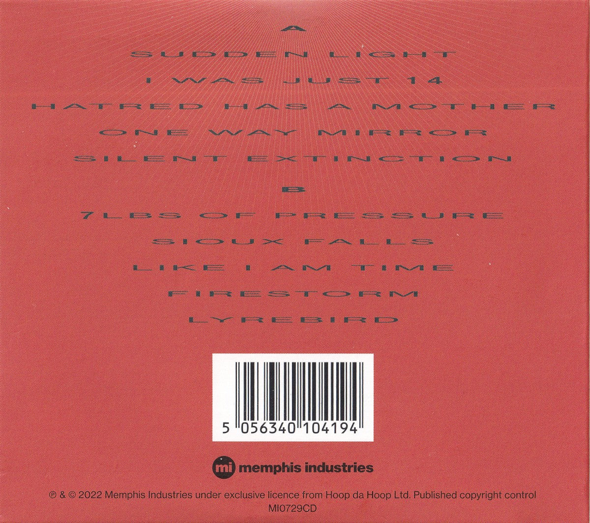 Jesca Hoop – Order of Romance — back cover