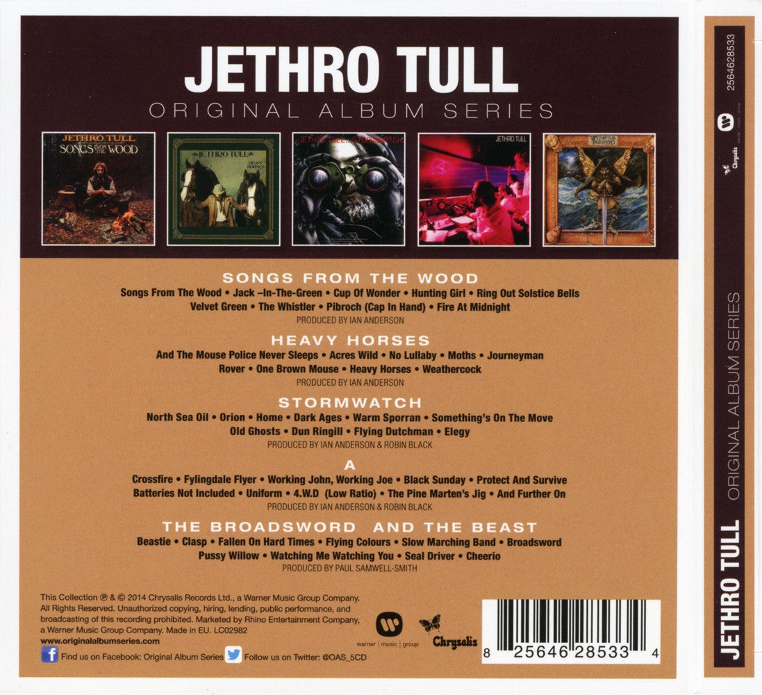 Jethro Tull – Original Album Series — back cover