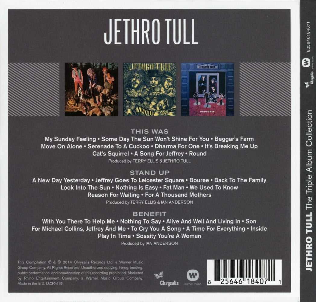 Jethro Tull – The Triple Album Collection — back cover