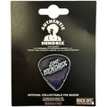 Jimi Hendrix Pin Badge: Plectrum