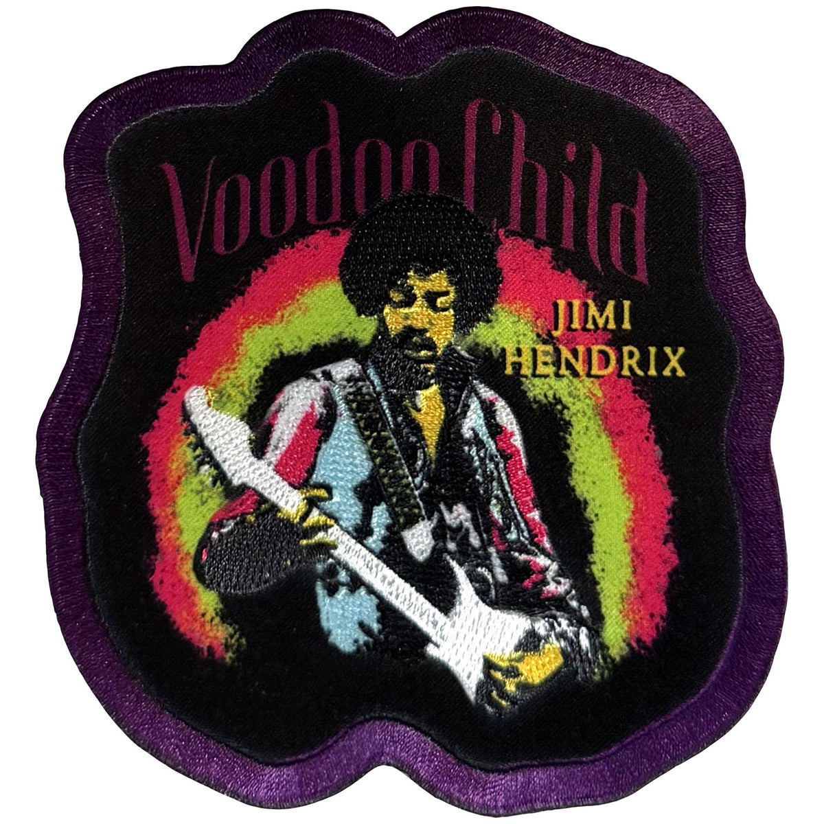 Jimi Hendrix Woven Patch: Voodoo Child