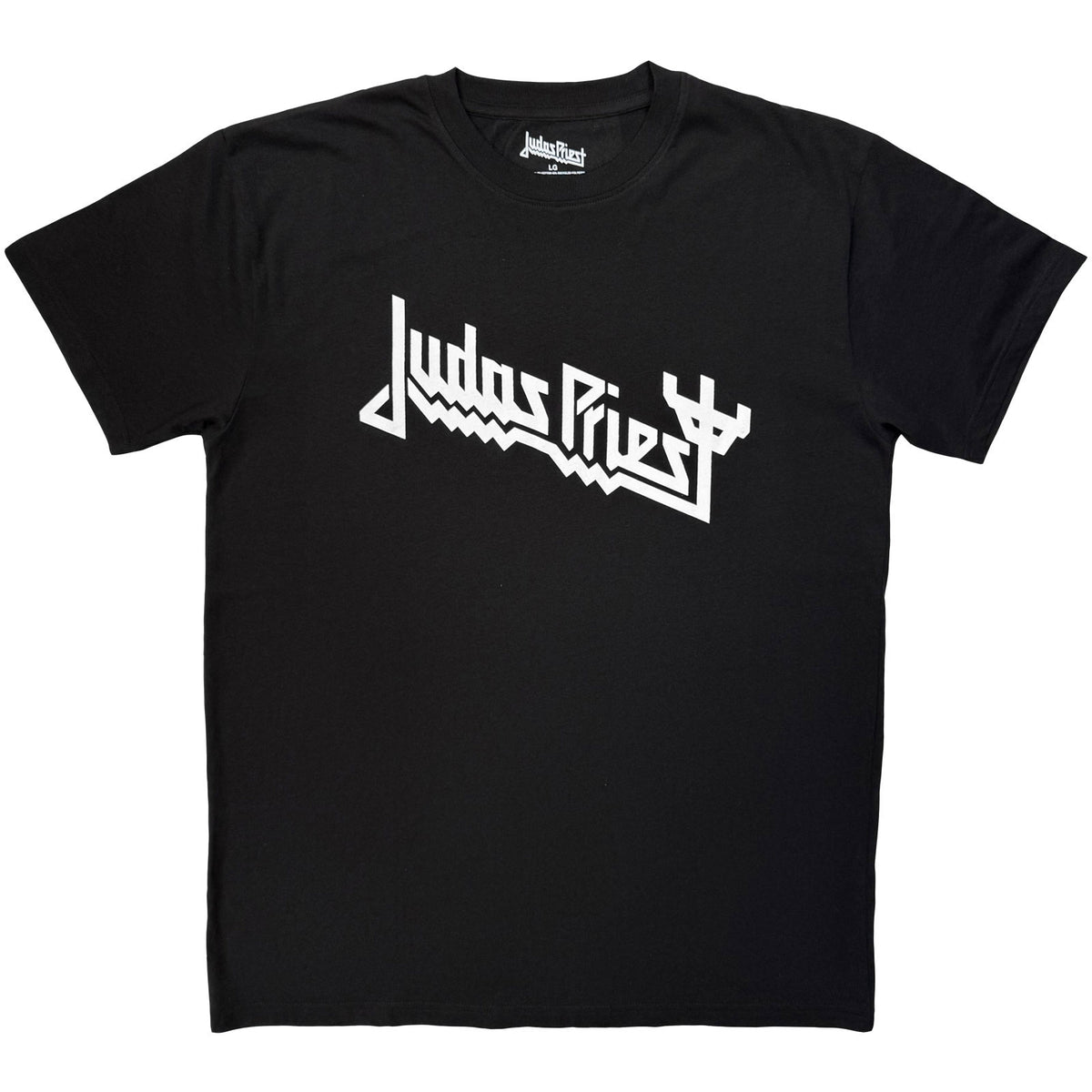 Judas Priest Unisex T-Shirt: Logo Mono (Black)