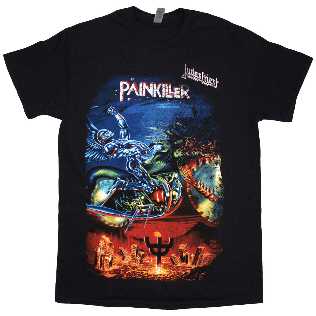 Judas Priest Unisex T-Shirt: Painkiller (Black)
