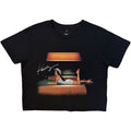 Kacey Musgraves Ladies Crop Top: Pool Table (Black)