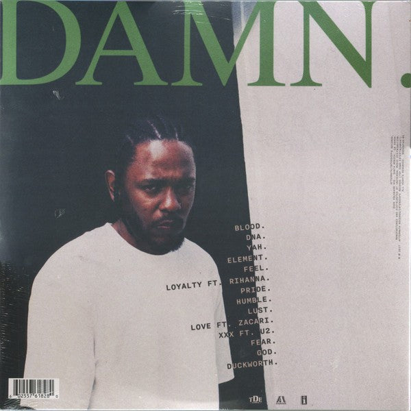 Kendrick Lamar – DAMN. — back cover