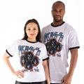 KISS Unisex Ringer T-Shirt: Alive in '77 (White)
