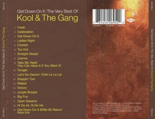 Kool & the Gang – Get Down on It: The Very Best of Kool & the Gang — back cover
