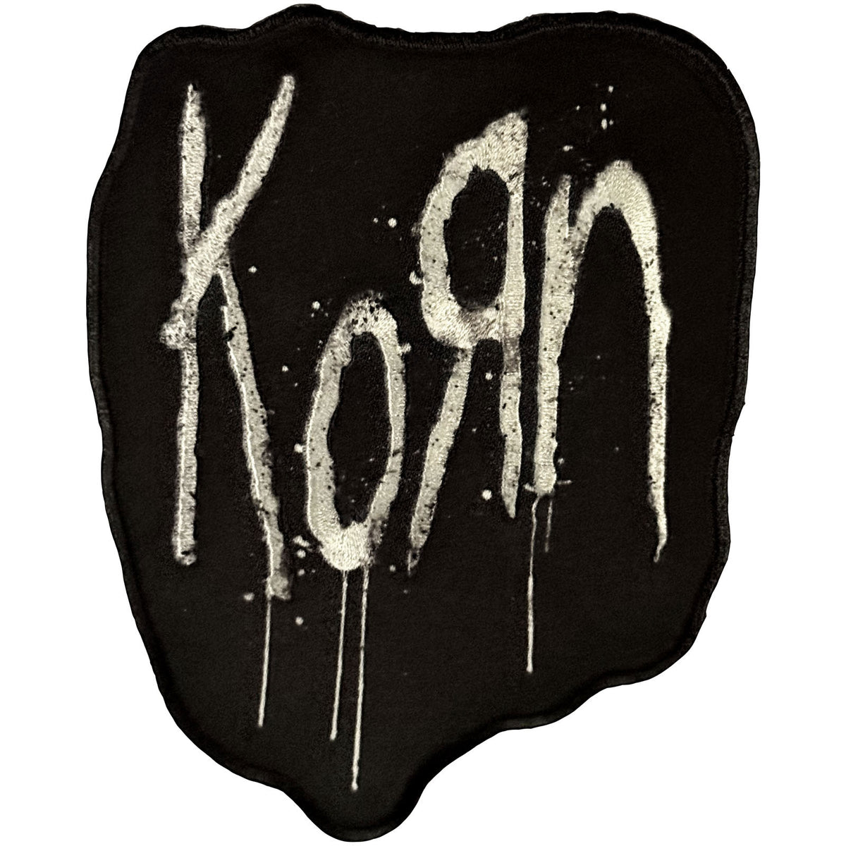 Korn Woven Patch: Splatter Logo