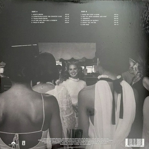 Lana Del Rey – Chemtrails Over the Country Club — back cover
