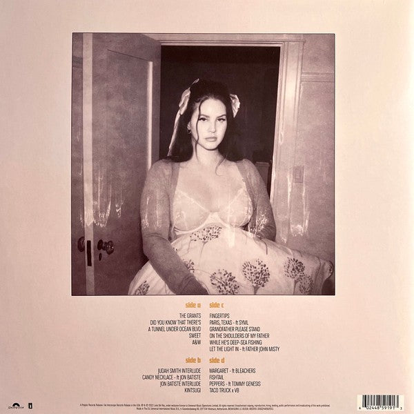 Lana Del Rey – Did you know that there’s a tunnel under Ocean Blvd — back cover