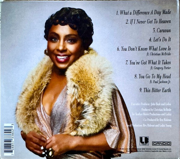 Ledisi – For Dinah — back cover