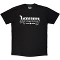 Lemmy Unisex T-Shirt: Logo Mono (Black)