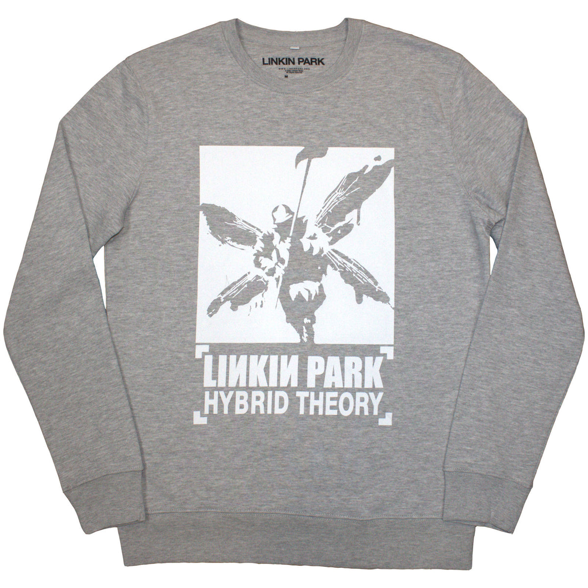 Linkin Park Unisex Sweatshirt: Soldier Hybrid Theory (Grey)