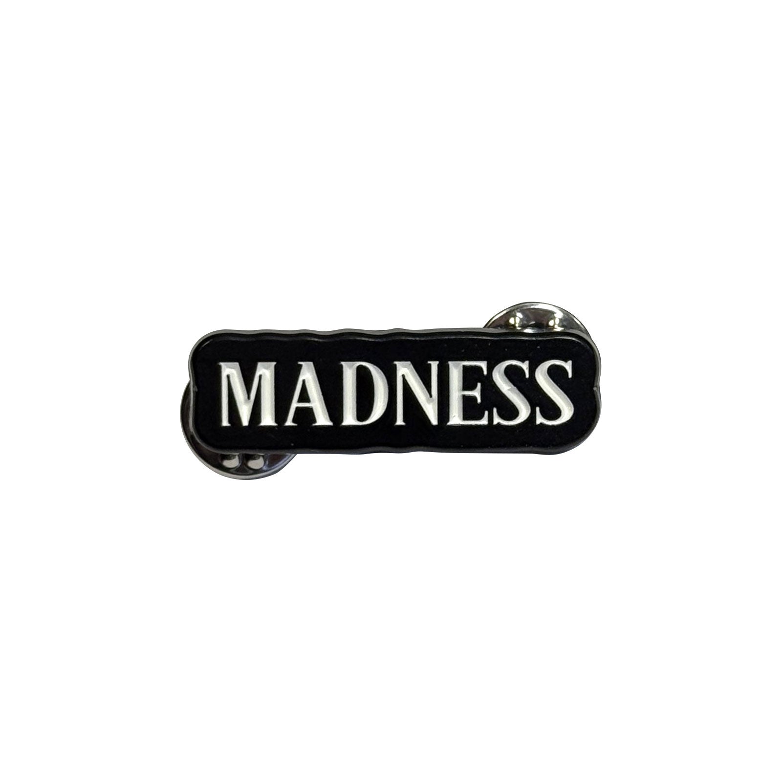 Madness Pin Badge: Text Logo