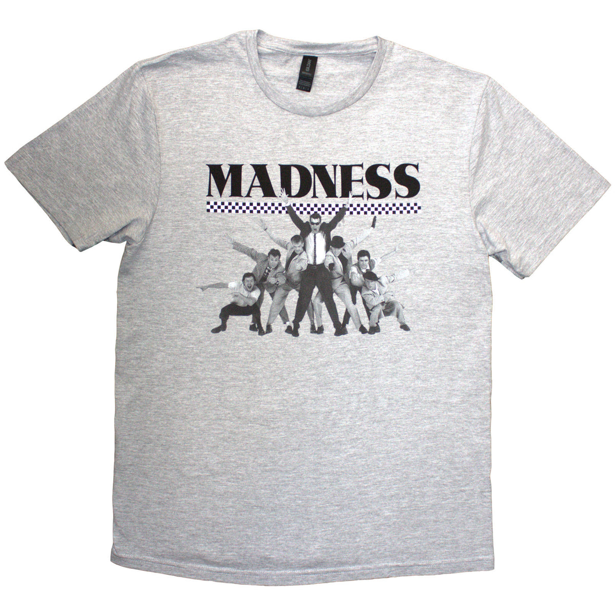 Madness Unisex T-Shirt: 7 Check (Grey)