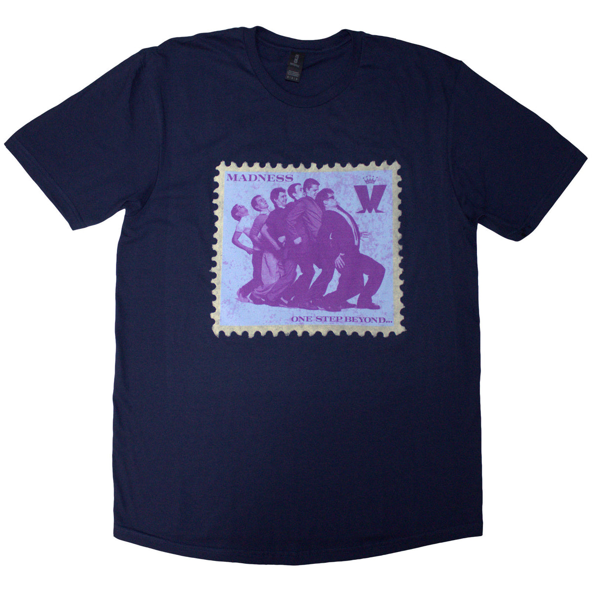 Madness Unisex T-Shirt: Stamp (Navy Blue)