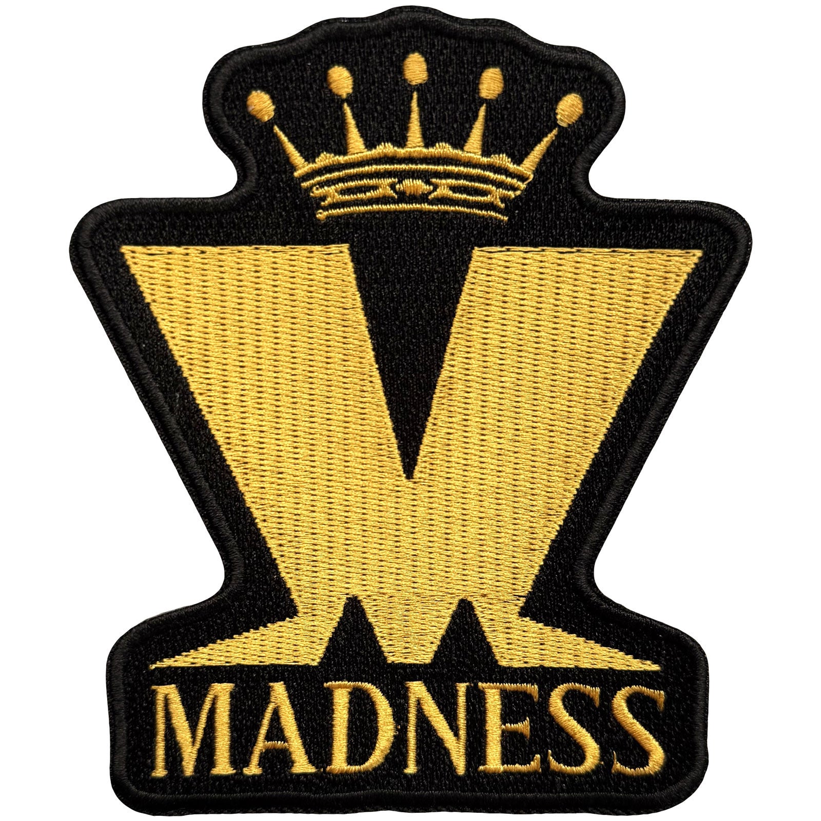Madness Woven Patch: Crown & M