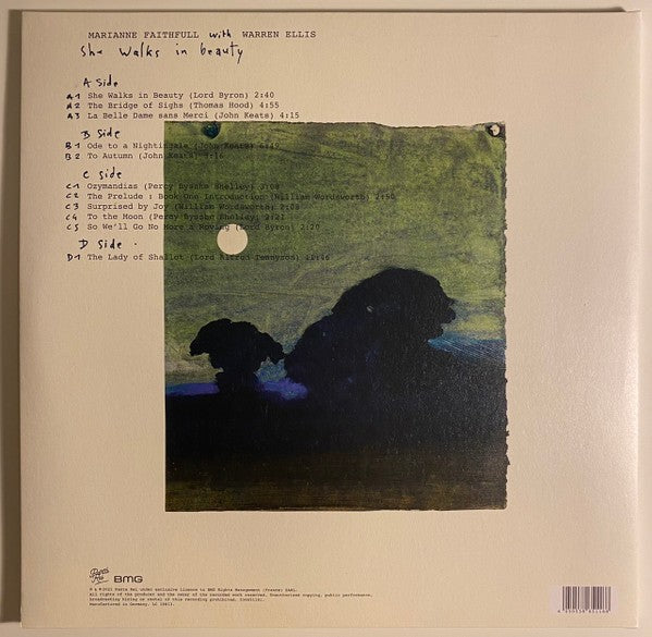 Marianne Faithfull – She Walks in Beauty — back cover