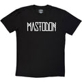 Mastodon Unisex T-Shirt: Logo Mono (Black)
